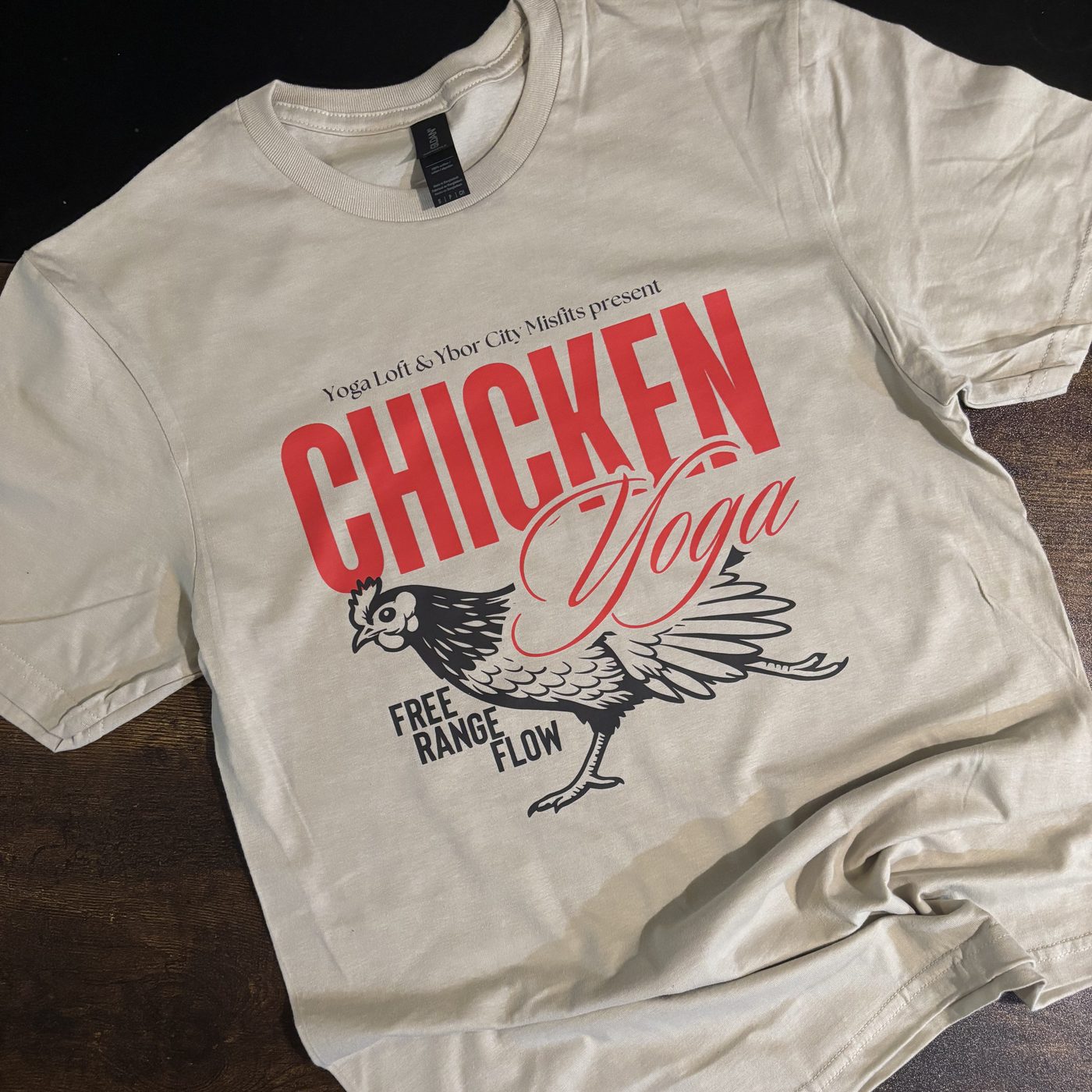 Chicken Yoga tee